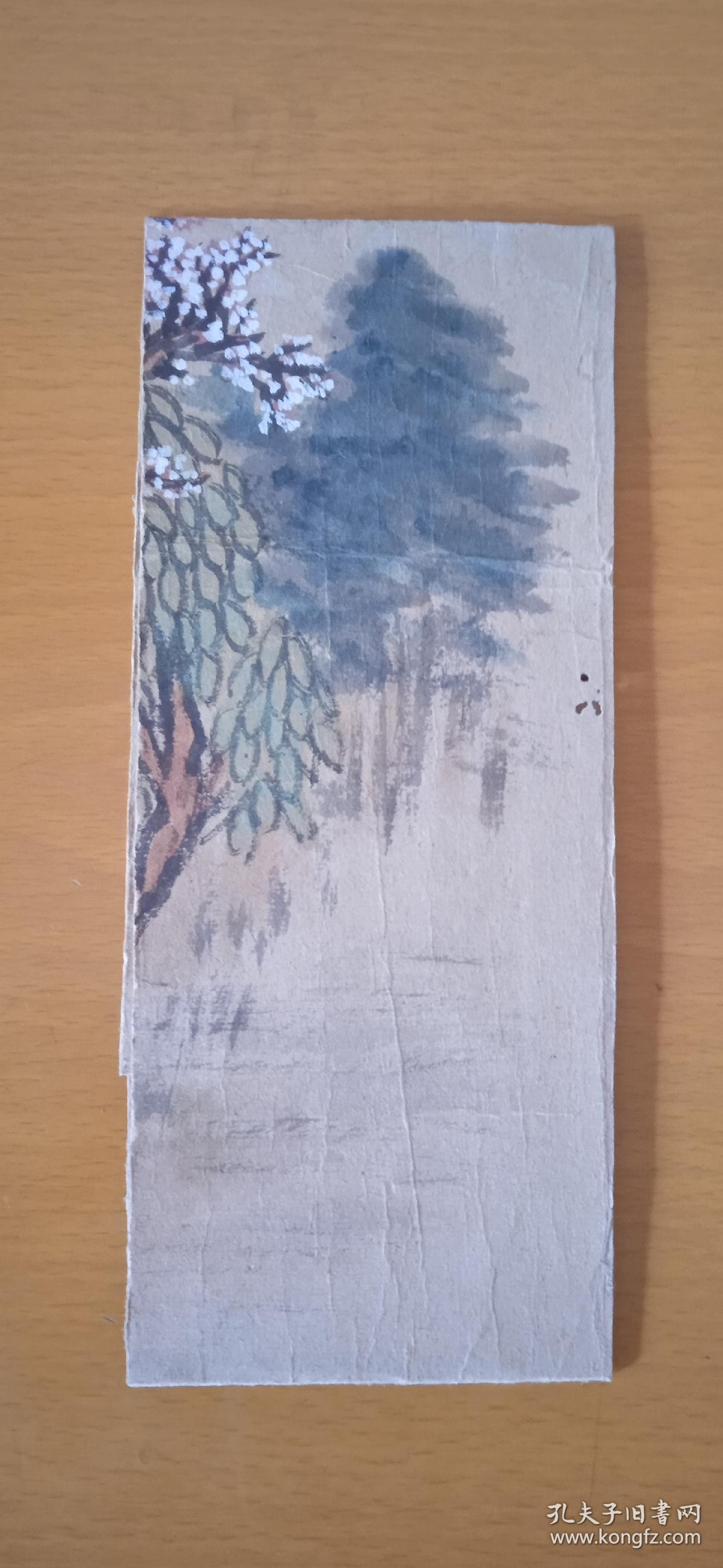 1959年時熊的画片诗稿<保真>。绿绿山坡下，清清江水流;社员运肥忙，秋收谷满仓。<泉州名家画>半张纸片江畔春，时！熊挥墨记乡村。实图拍照。 林时熊教授，福建泉州人。毕业于东北大学建筑艺术专业，后又考入北京中国画研究院攻读研究生。现任联合国美术家协会会员、世界书画家协会理事学术委员会副主席、新加坡星中国际美术常务理事、中国国际艺术家联谊会常务理事、南京市金陵书画院名誉院长等职。師承齐白石。