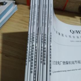 中国华能集团公司企业标准    火力发电厂锅炉监督标准    火力发电厂然煤机组金属监督标准   火力发电厂燃煤机组环境保护监督标准    火力发电厂电能质量监督标准    火力发电厂锅炉压力容器监督标准   火力发电厂励磁监督标准    火力发电厂供热监督标准   火力发电厂绝缘监督标准   火发电厂电测监督标准    发电厂燃煤机组节能监督标准    火力发电厂汽轮机监督标准   【共11本】