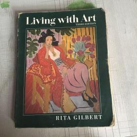 Living with Art (Third Edition)（书皮一点破碎有少量画线一点水印见图）