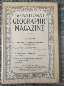 National Geographic 国家地理杂志英文版1915年7月