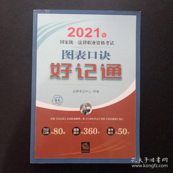 司法考试2021 2021年国家统一法律职业资格考试图表口诀好记通