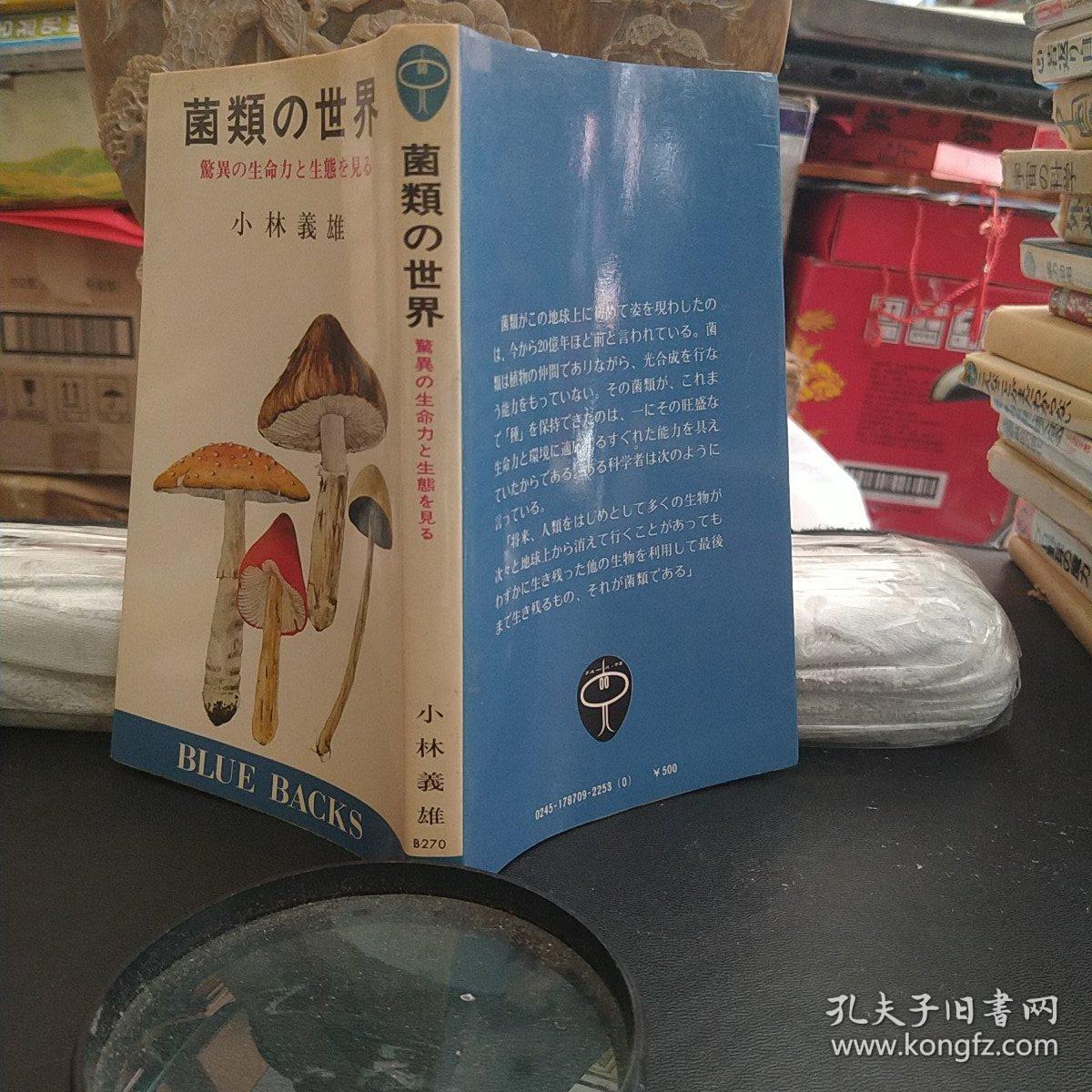 菌类的世界  惊奇的生命力和生态。日本原版图书。罕见珍贵。日本图书。日本早期图书。日文原版。日本历史性文献实物。