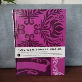 Flourish. Banner. Frame.: 615 Ornaments and Motifs for Design and Illustration【英文原版，包邮】
