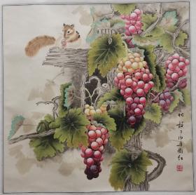 周卫红：画蕊66x66cm