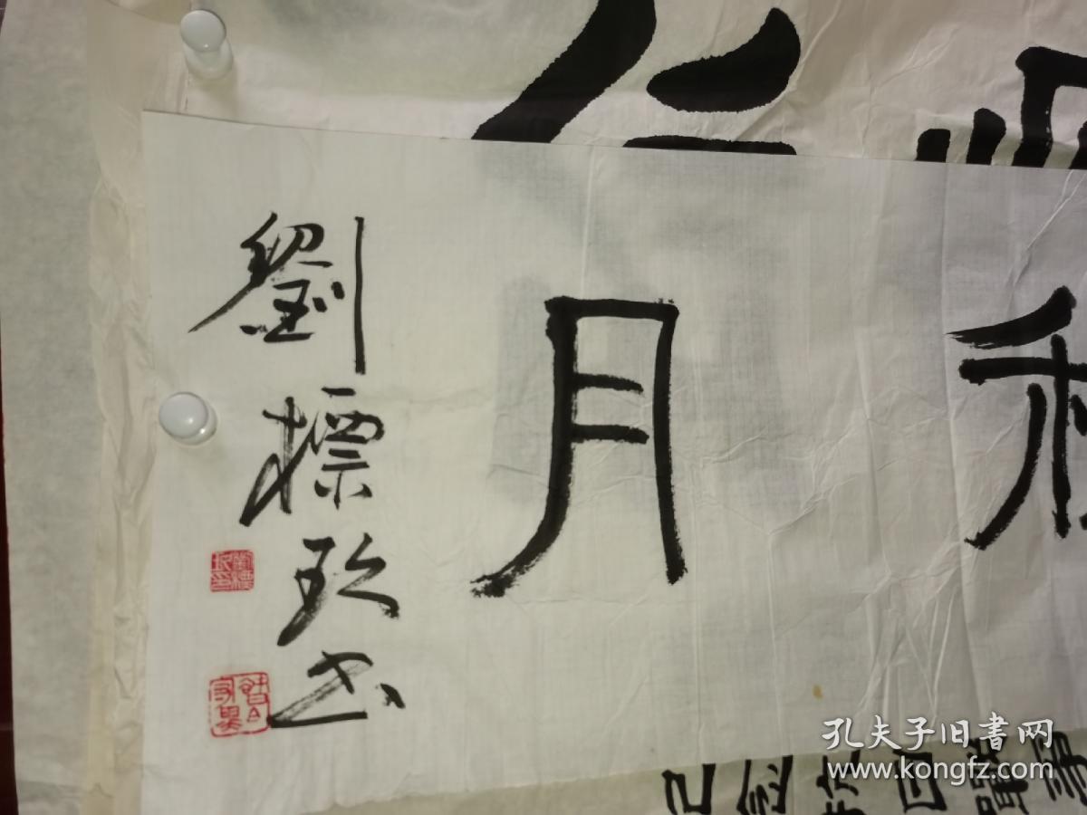 刘标玖书法四尺长条     1970年生于山东莒南，1990年入伍，现任解放军某部离休首长秘书，上校军衔。
中国作家协会会员，中国散文学会会员，中国诗歌学会会员[1]。著有长篇报告文学《为了山里的孩子》[2]《行达最前线》《为霞满天》（与王海英合著）[3]、长篇传记文学《吴孟超传》（合著）、长篇纪实文学《总司令的长征》[4]《书圣王羲之》（合著）[5]、长篇小说《一路孤独》、电影剧本