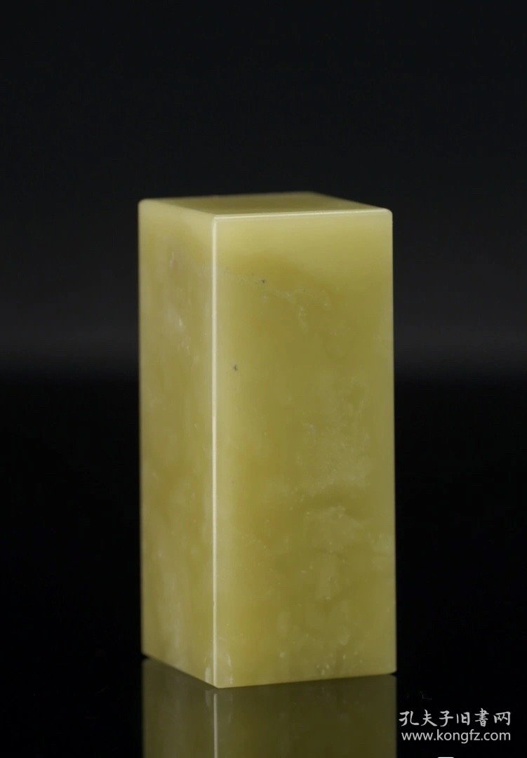 青田老封门灯光冻六面平印章-2