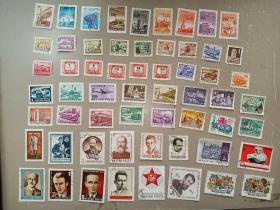 匈牙利邮票59枚 盖戳