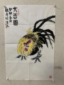 【保真名家字画，冲钻特价，不代表画家市场润格】魏奇 ，四尺三开
        魏奇，画家，古玩鉴定专家，收藏家。河南省美术家协会会员，安阳大家美术馆馆长，安阳市北关区美术家协会副主席，安阳师范学院特聘教授，央视寻宝走进安阳专家组成员