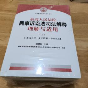 最高人民法院民事诉讼法司法解释理解与适用