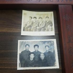 80年代初.老照片.黑白照片5张.送战友.送友人.老职工
