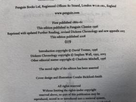 狄更斯作品集：1.Great Expectations; 2. Hard Times; 3. Bleak House; 4. A Tale of Two Cities; 5. A Christmas Carol and Other Christmas Writings 6. Oliver Twist（英文原版，企鹅版，6册合售）（32开，布面硬精装）