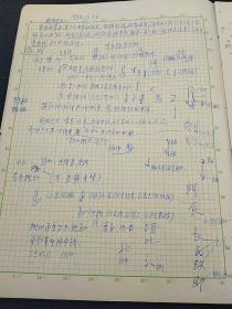 著名书法家、曾任中国农业大学书法系主任、教授 何玉璋 1988年手稿 书法艺术 24页双面写    2859