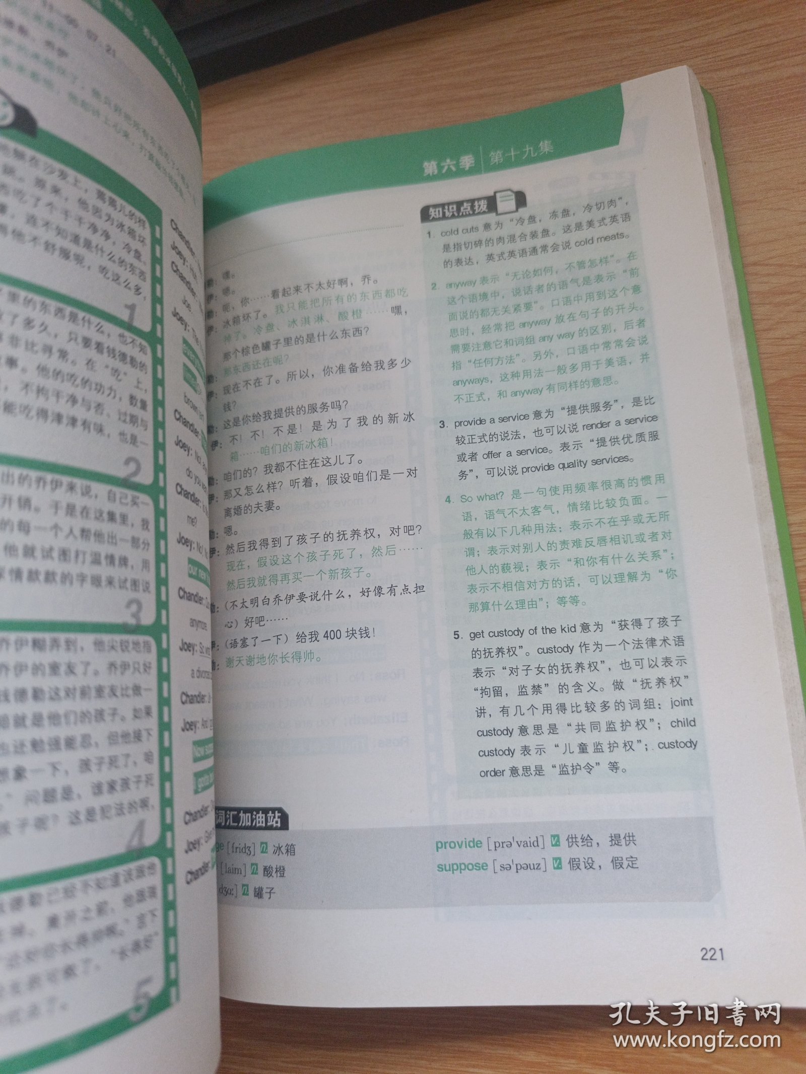 每天说一点地道口语：看《老友记》（第6季）/普通高校重点听力素材系列丛书