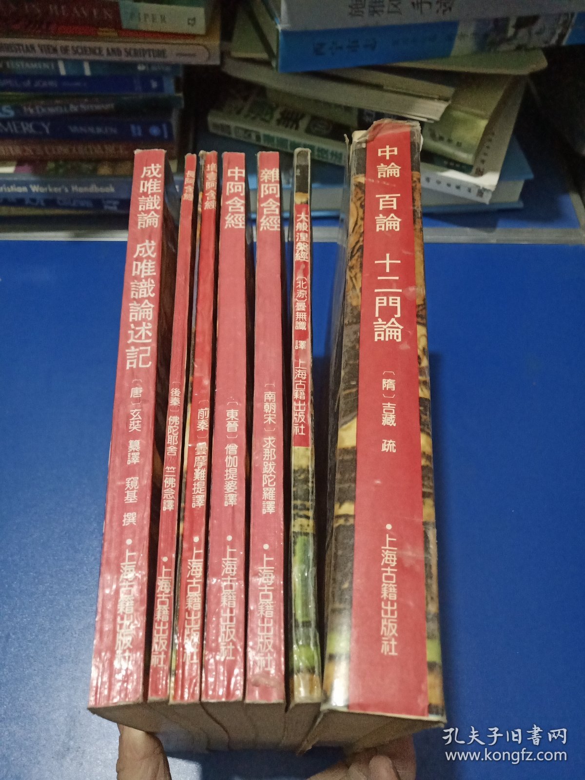 佛学名著丛刊：中论百论十二门论、大般涅槃经、雜阿含经、中阿含经、增壹阿含经、长阿含经、成唯識論成唯識論述记（7本合售）