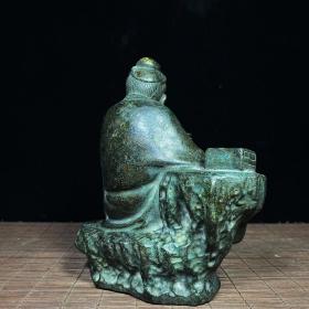 斑铜茶圣陆羽造像