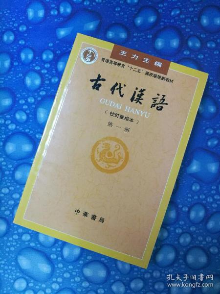 古代汉语（全四册）  加  古代汉语 同步辅导与训练（全两册）