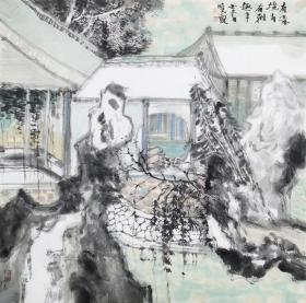 保真书画，叶晓霞 68X68cm 毕业于云南师范大学美术系，中国美术家协会会员，云南画院特聘青年画家；就职于玉溪江川区第一中学05。