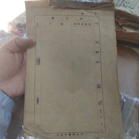 50年代北京中医学会处方笺和病历表老纸，两张合售，多的话包邮