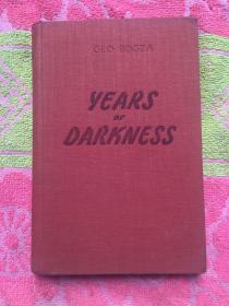 Years Of Darkness(具体语种看图；实物拍照