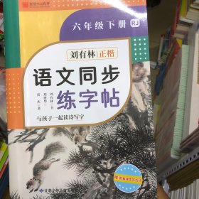 语文同步练字帖 六年级 下册
