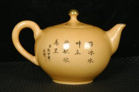 清雍正郎世宁珐琅彩描金八骏图纹茶具
规格杯子3.5里面X5厘米
茶盏7厘米X7.5厘米
壶子9厘米X14厘米X9.5厘米