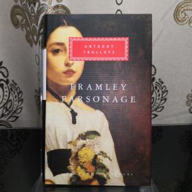 Framley Parsonage 弗莱姆利教区 ANTHONY TROLLOPE 安东尼·特罗洛普 everyman's library 人人文库 英文英语原版 布面封皮琐线装订 丝带标记 内页无酸纸可以保存几百年不泛黄