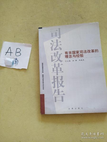 司法改革报告——有关国家司法改革的理念与经验