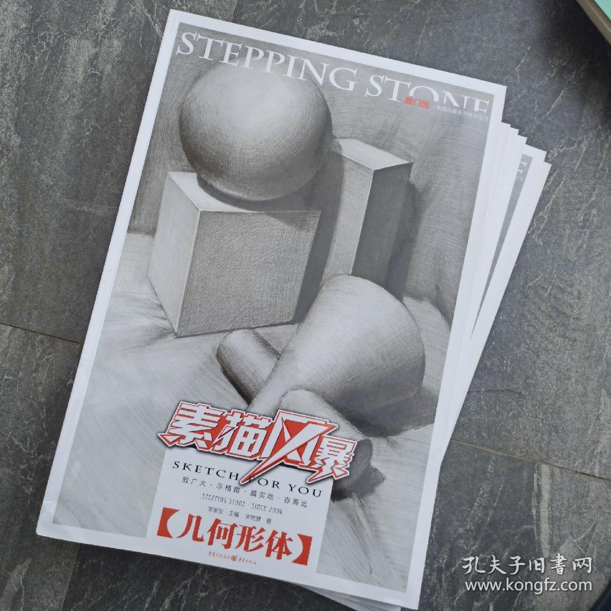 敲门砖素描风暴几何形体 宋艳慧基础教学基础知识石膏几何形体绘画入门教学  石膏几何形体素描技法明暗正方体 八棱柱 四棱锥 六棱锥 正十二面体正二十面体 四棱柱穿插体 切面圆柱体 球体 组合 单体 石膏体的画法 教学教材教程 步骤  零基础绘画业余专业通用 买到就是赚到