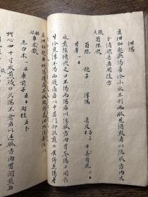 清精抄中医古籍，（定稿？）《杨氏提纲》存一厚册，书法精美！