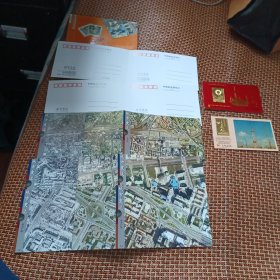 哈尔滨城市变迁（一）明信片，东方明珠两张
