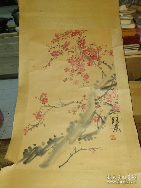 著名画家徐银森先生国画 “梅花图“”68x45cm 》保真