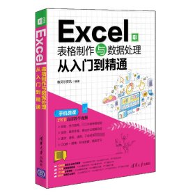 Excel表格制作与数据处理从入门到精通