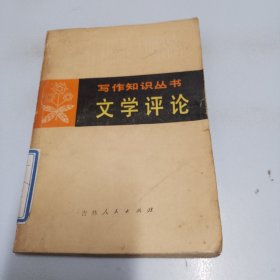 写作知识丛书 文学评论（品相如图，看图片）