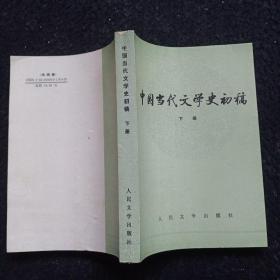 中国当代文学史初稿（上下）