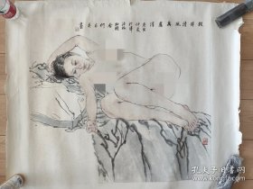 仿何家英 仕女图 画得好，印章精美