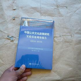 中国公共文化政策研究实验基地观察报告（2018-2019）未开封 实物拍图