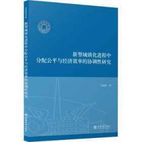 新型城镇化进程中分配公平与经济效率的协调研究 叶晓佳 立信会计出版社