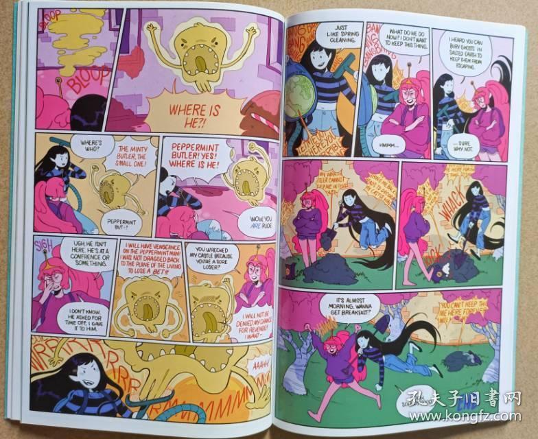 英文Adventure Time Comics Vol. 2 冒险时光漫画第2卷9-12岁