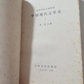 中国现代文学史 二