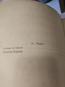 国立音乐专科学校丛书 音乐会的波兰舞 匈牙利杂感 1935年初版