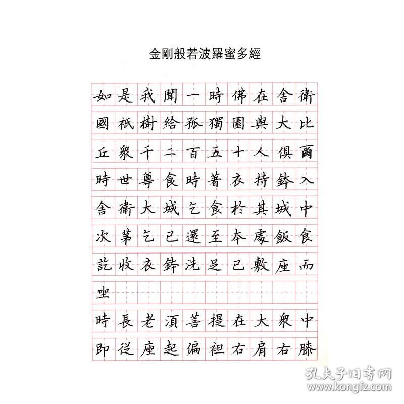 《金刚经·心经》钢笔楷书字帖