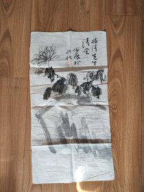 海上名家，兴化人，舒伯展菊花