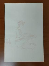 程十发仙乐仕女笺 (八种画笺每种5页共40页，朵云轩上世纪七八十年代老笺)