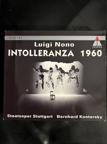 luigi NONO 路易吉 诺诺的代表作INTOLLERANZA 1960，带厚册子，多语言全部对白脚本，原版cd盘面完好