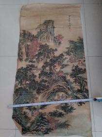 印刷品，可能是挂历芯，唐伯虎。