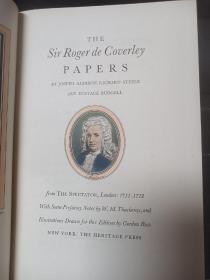Sir Roger de Coverley Papers from The Spectator by Joseph Addison, Richard Steele and Eustace Budgell