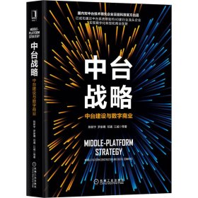 中台战略 中台建设与数字商业【正版新书】