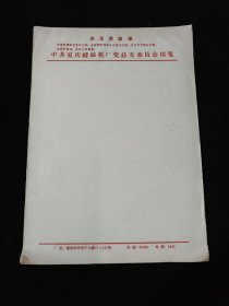 文.革语录“中共重庆缝纫机厂党总支委员会”用信笺一本30页