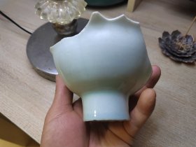 北宋 湖田窑影青六缺出筋大碗瓷片标本