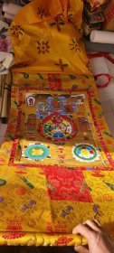 唐卡一幅，九宫 非手绘 可做装饰品